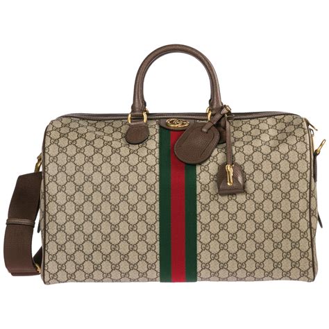 gucci print duffle bag for men|Gucci weekend bags for men.